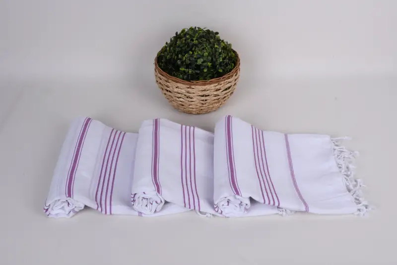 70x40 Cotton Striped Towel, Bachelorette Party Decorations, Home Decor Gifts, Absorbent Turkish towel, Turkish Towel Bulk, Bridesmaid Proposal Gift - 8