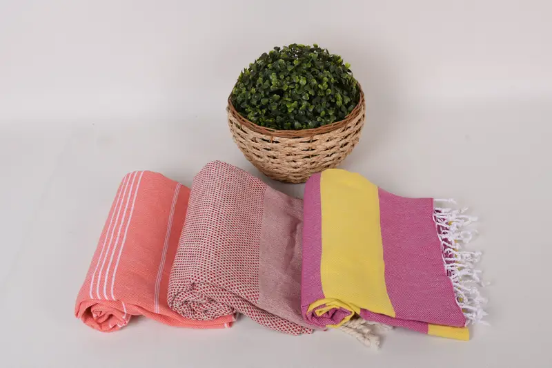 Organic Beach Towel, Best Friend Gift Ideas, Bachelorette Party Gifts Bridesmaids, Thin towel, 70x40 Cotton Set of 8 Towel, Hammam towel - 8