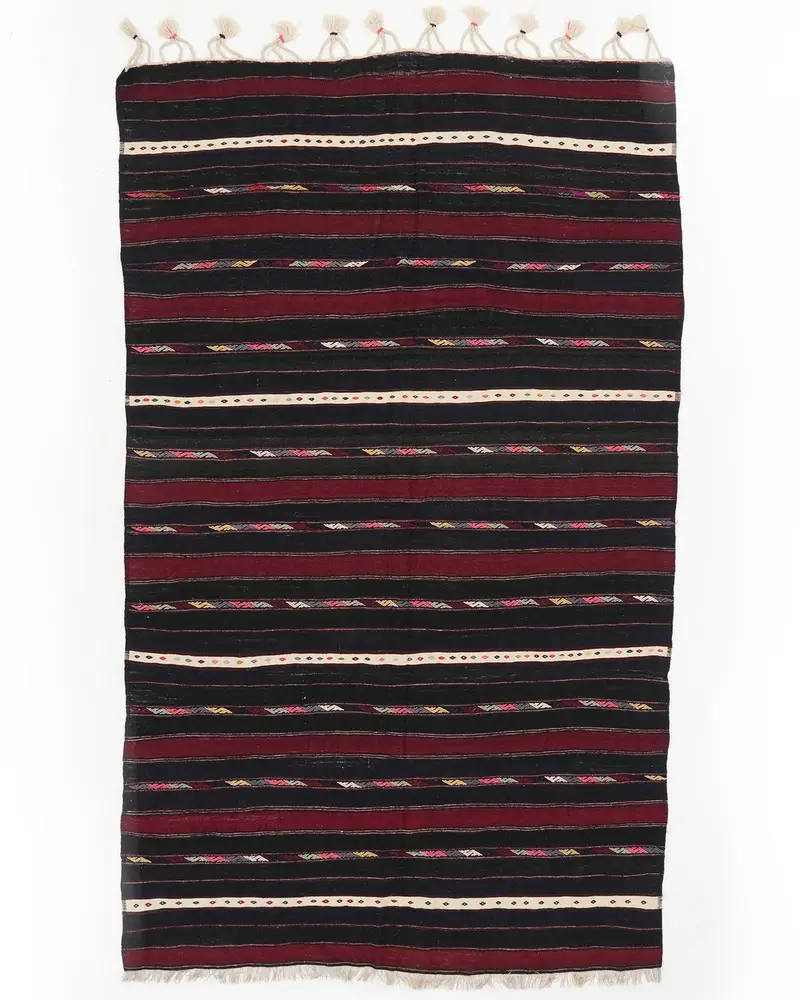 Kırmızı Halı, 4,6x7,4 ft Zarif ve Dayanıklı