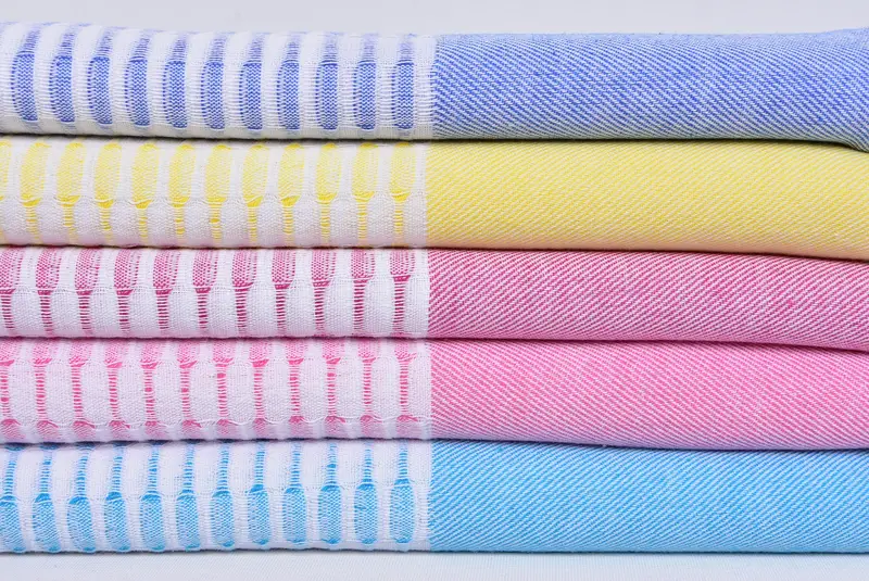 70x40 Cotton Geometric Towel, Personalized Bridesmaid Gift, Bulk Order Towel, Boyfriend Christmas Gift, Monogram Turkish Towel, Wedding Gift - 2