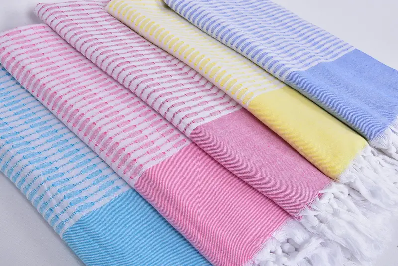 70x40 Cotton Geometric Towel, Personalized Bridesmaid Gift, Bulk Order Towel, Boyfriend Christmas Gift, Monogram Turkish Towel, Wedding Gift - 6