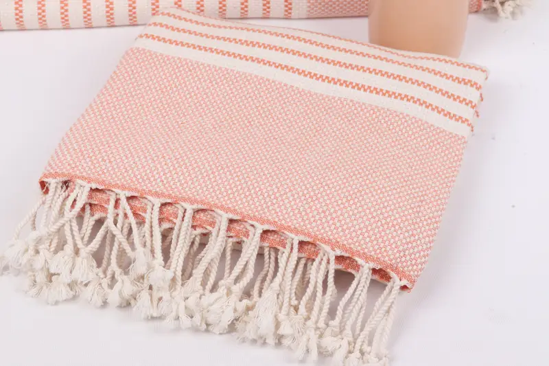 Summer Towel, Turkish Towel Bulk, Housewarming Gift, 76x40 Cotton Striped Towel, Personalized Wedding Gift, Sand-resistant towel, Gift Towel - 5