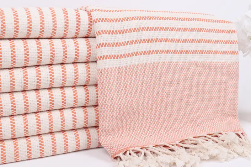 Summer Towel, Turkish Towel Bulk, Housewarming Gift, 76x40 Cotton Striped Towel, Personalized Wedding Gift, Sand-resistant towel, Gift Towel - 2