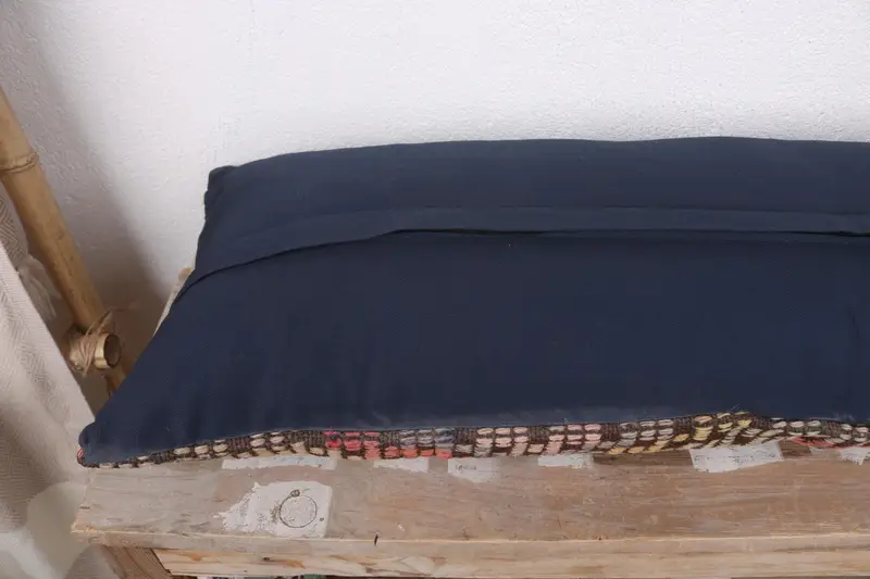 12x36 Beige Cushion Case, Vintage Pillow, Pattern Throw Cushion, Cushion, Handmade Kilim Cushion, Christmas Pillow, Vintage Kilim Throw Pillow - 7