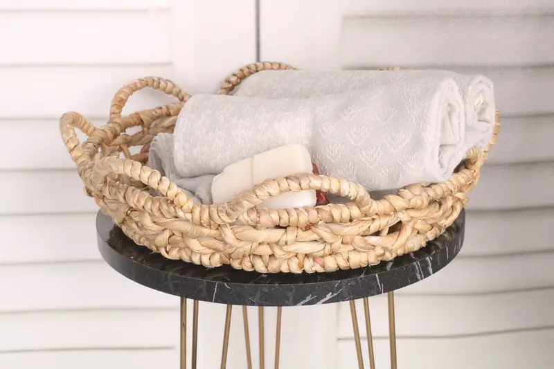 Erkek arkadaş için hediye, monogram el havlu, kişiselleştirilmiş hediye, yaz hediyesi, 36x18 pamuklu dağ tasarım havlu, monogramlı el havlu, onun için hediyeler - 5