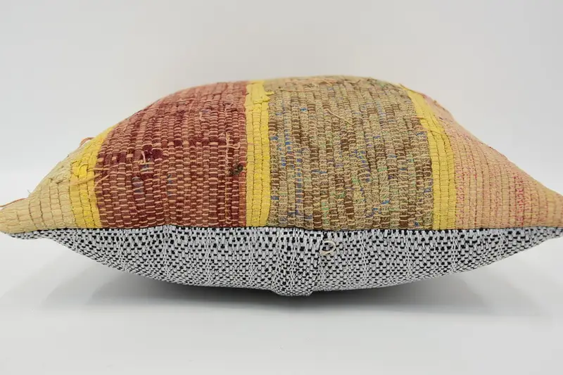Pillow Case, Boho Pillow Sham Cover, Southwestern Pillow Cover, 12x12 Purple Cushion Cover, Vintage Pillow, Vintage Kilim Pillow, Toss Pillow Case - 5
