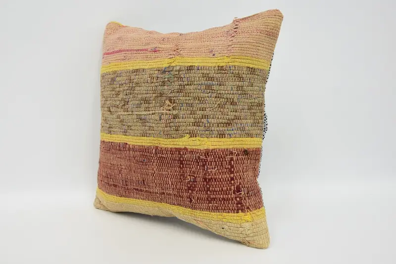 Pillow Case, Boho Pillow Sham Cover, Southwestern Pillow Cover, 12x12 Purple Cushion Cover, Vintage Pillow, Vintage Kilim Pillow, Toss Pillow Case - 4