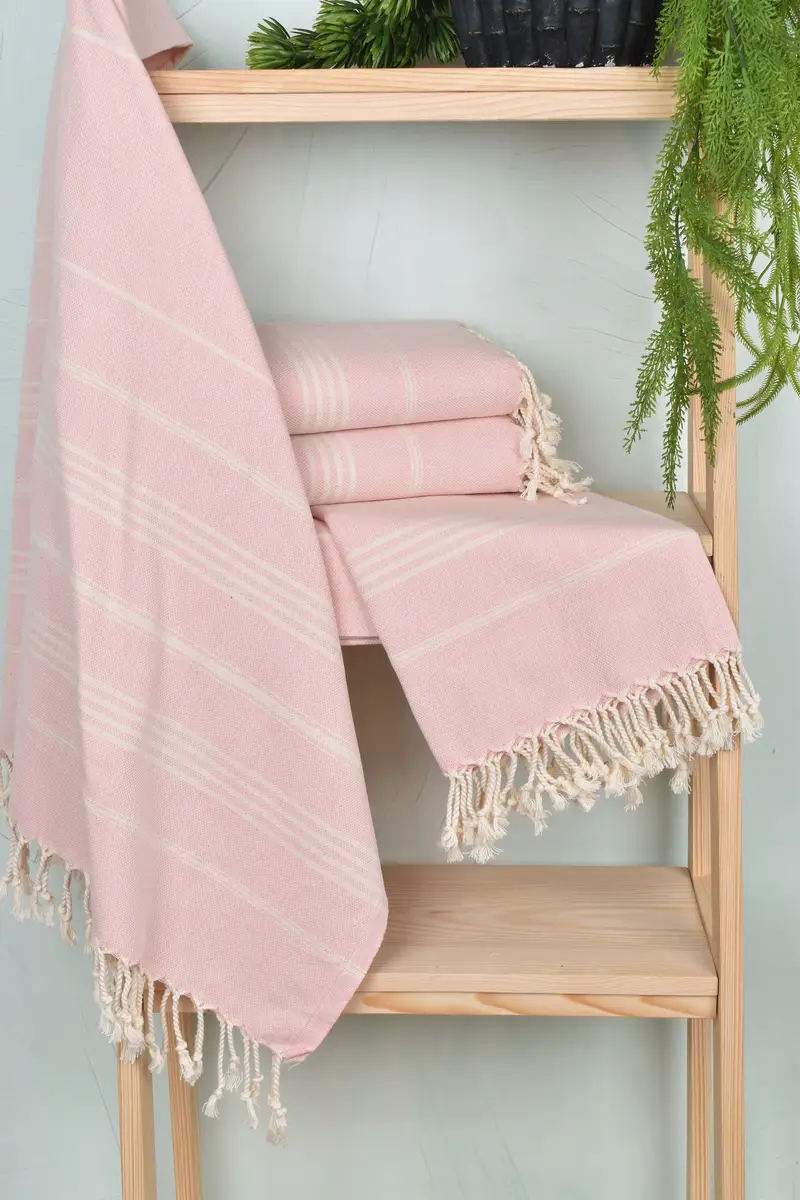 68x40 Cotton Striped Towel, Bulk Order Towel, Turkish hand towel, Custom Gift, Bachelorette Party Decorations, Embroidered Beach Towel, Xmas Gifts - 6