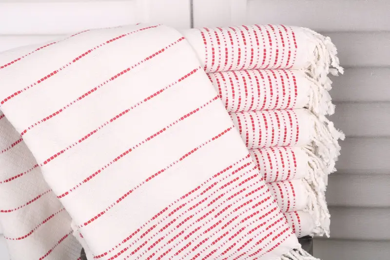 70x38 Cotton Striped Design Towel, Bridesmaid Gift Towel, Luxury towel, Absorbent towel, Anniversary Gift For Her, Personalized Home Gift Wedding - 1