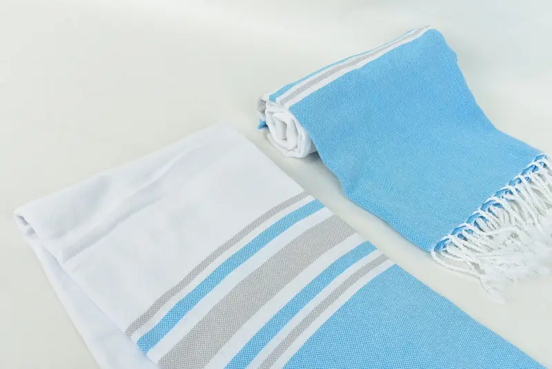 Hammam towel, Handmade Turkish Towel, Wedding Gift Ideas, Personalized Gift, Bachelorette Towel, Luxury towel, Gym Towel, 70x40 Cotton Striped Towel - 7