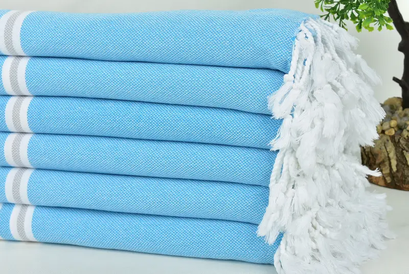 Hammam towel, Handmade Turkish Towel, Wedding Gift Ideas, Personalized Gift, Bachelorette Towel, Luxury towel, Gym Towel, 70x40 Cotton Striped Towel - 3