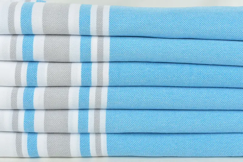 Hammam towel, Handmade Turkish Towel, Wedding Gift Ideas, Personalized Gift, Bachelorette Towel, Luxury towel, Gym Towel, 70x40 Cotton Striped Towel - 2