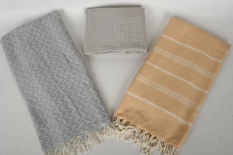 Best Friend Wedding Gift, Memorial Gift, 70x40 Cotton Set of 10 Towel, Summer Gift, Thin towel, Monogram Turkish Towel, Girl Trip Party Favor - 7