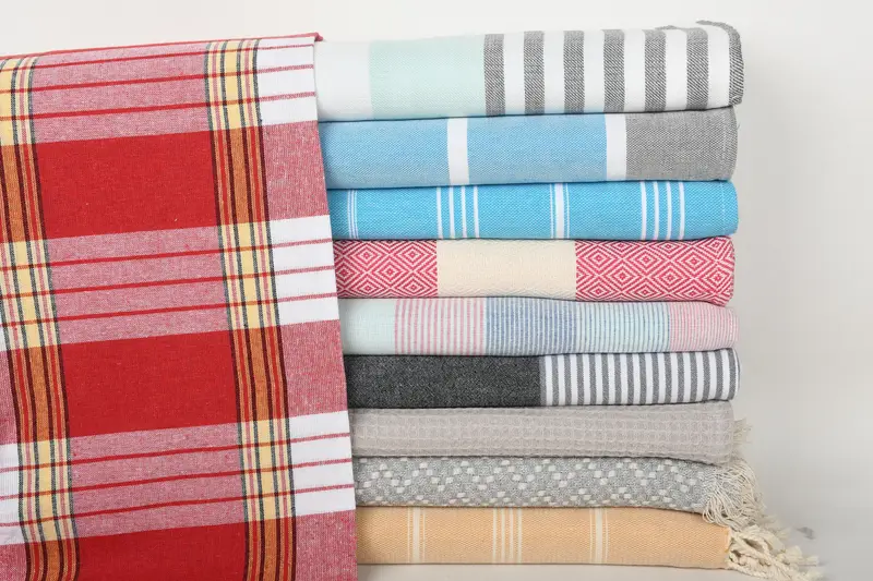 Best Friend Wedding Gift, Memorial Gift, 70x40 Cotton Set of 10 Towel, Summer Gift, Thin towel, Monogram Turkish Towel, Girl Trip Party Favor - 1