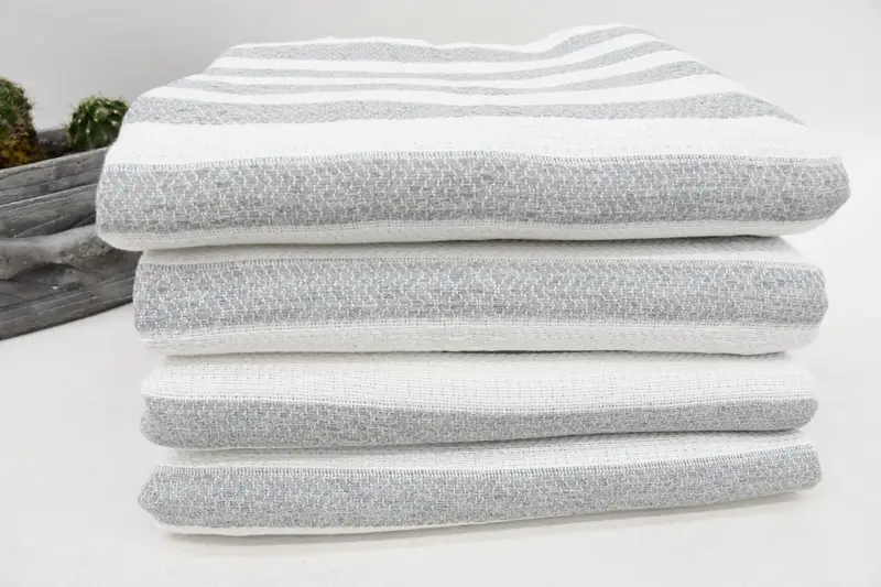 Pool Towels, Personalized Turkish Towel, Wedding Gifts Towel, Bridesmaid Gifts Personalized, Thin towel, 70x36 Cotton Striped Towel, Guest Towel - 4