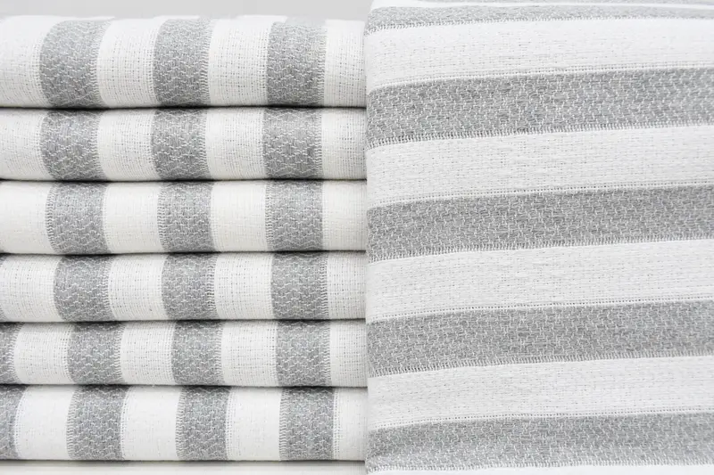 Pool Towels, Personalized Turkish Towel, Wedding Gifts Towel, Bridesmaid Gifts Personalized, Thin towel, 70x36 Cotton Striped Towel, Guest Towel - 1