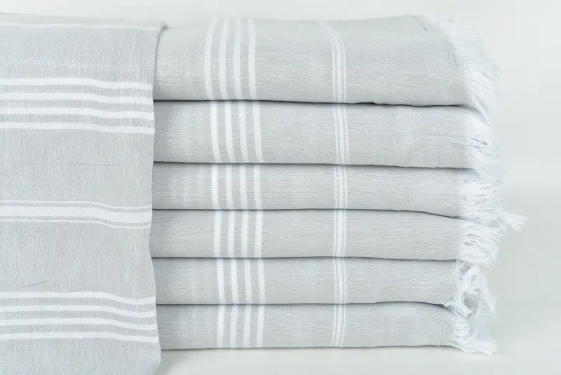 Turkish bath towel for spa, 68x36 Cotton Striped Towel, Home Decor Towel, Hammam Towel USA, Organic towel, Turkish Towel USA, Bachelorette Gifts - 1