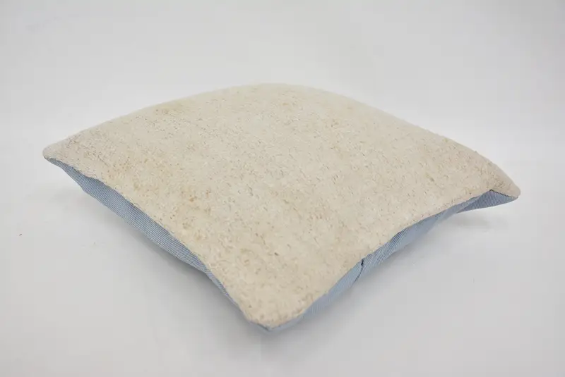 Cushion, 14x14 Beige Pillow Cover, Turkish Pillow, Shabby Chic Cushion Case, Handmade Kilim Cushion, Decorative Bolster Pillow Case, Antique Pillows - 6