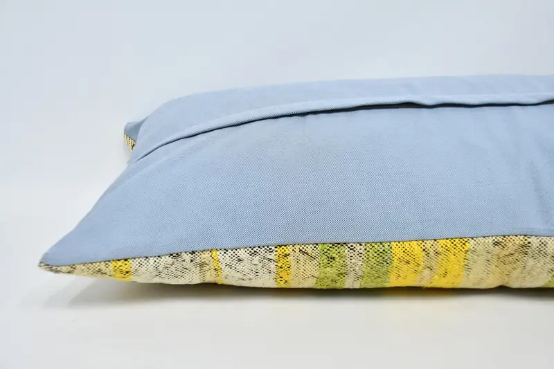 Pillow Cover, Vintage Kilim Throw Pillow, Pillow for Couch, 16x48 Yellow Cushion, Home Decor Pillow, Chair Pillow, Nomadic Cushion - 5
