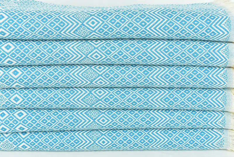 70x40 Cotton Diamond Towel, Peshtemal Towel, Home Gift, Monogrammed Beach Towel, Absorbent towel, Embroidered Turkish Towel, Beach Towel Bulk - 2