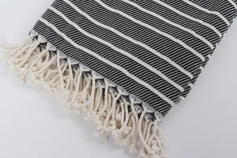 Wedding Hand Made Gift, Bridal Shower Gifts, Personalized Bridesmaid Gift, Yoga Towel, Soft towel, 70x40 Bamboo Herringbone Towel, Embroidered Towel - 7