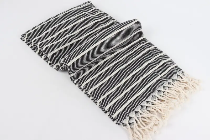 Wedding Hand Made Gift, Bridal Shower Gifts, Personalized Bridesmaid Gift, Yoga Towel, Soft towel, 70x40 Bamboo Herringbone Towel, Embroidered Towel - 6