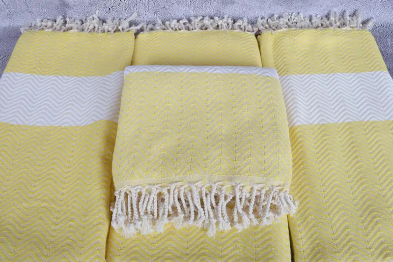 70x40 Cotton Zig zag Towel, Beach towel, Peshtemal Towel, Wedding Gift Ideas, Summer Gift Ideas, Best Friend Gift, Girls Weekend Getaways Ideas - 4