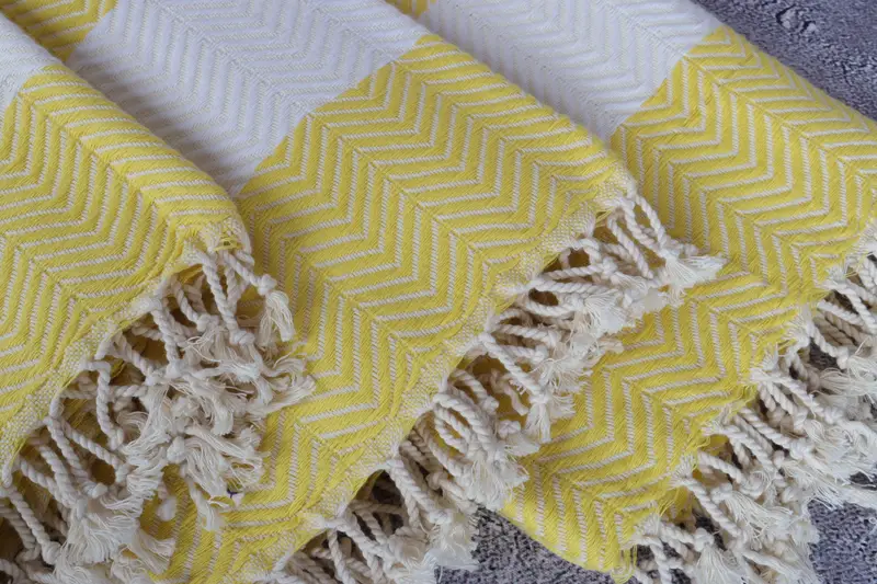 70x40 Cotton Zig zag Towel, Beach towel, Peshtemal Towel, Wedding Gift Ideas, Summer Gift Ideas, Best Friend Gift, Girls Weekend Getaways Ideas - 5