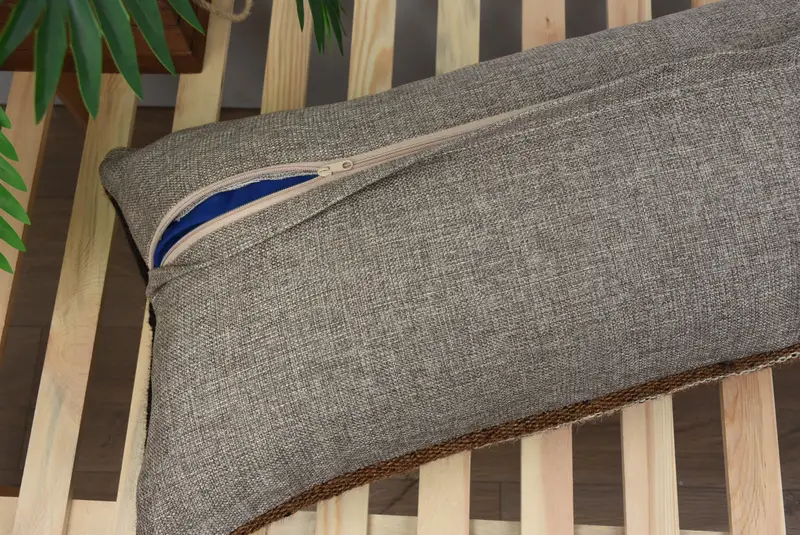 Seat Pillow, Home Decor Pillow, Pillow Sham, Boho Pillow Sham Cover, Pillow for Couch, Toss Cushion Case, 16x48 Brown Pillow Sham - 8