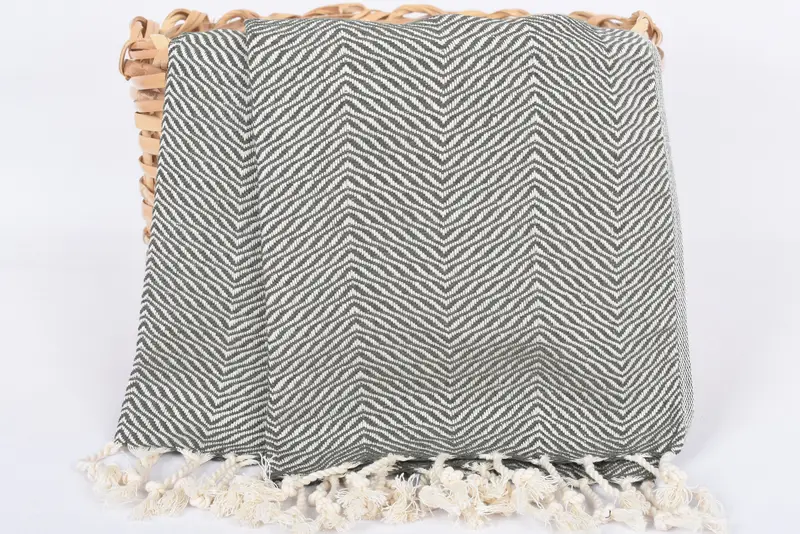 Personalized Dish Towel, 40x20 Cotton Chevron Towel, Turkish Tea Towel, Gym Towel, Personalized Turkish Towel, Turkish Hand Towel, Home Decor Gifts - 5