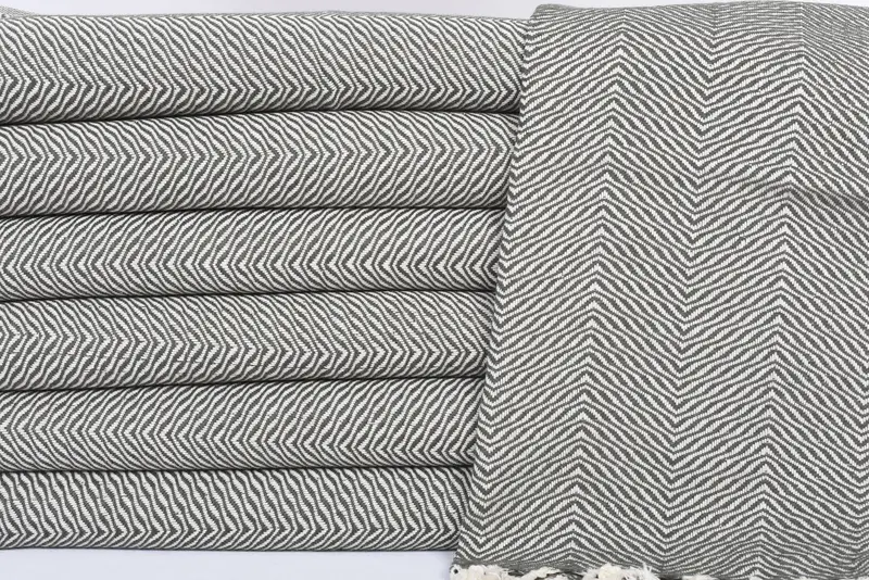 Personalized Dish Towel, 40x20 Cotton Chevron Towel, Turkish Tea Towel, Gym Towel, Personalized Turkish Towel, Turkish Hand Towel, Home Decor Gifts - 2