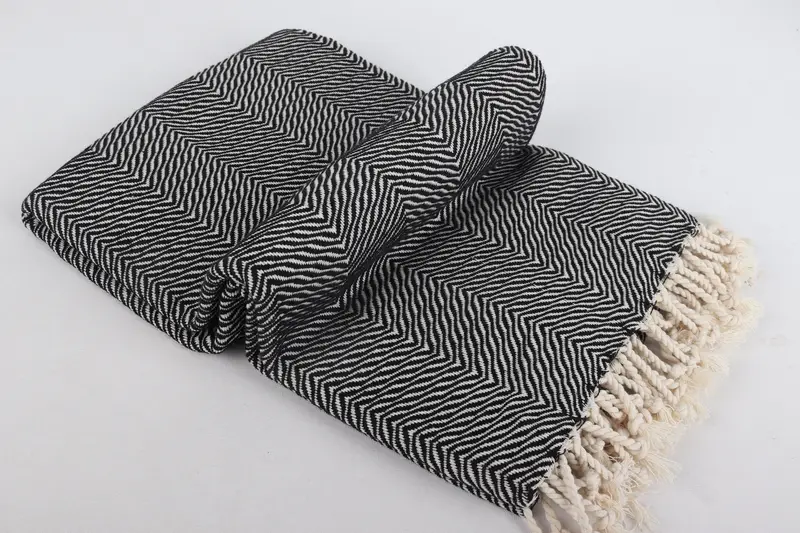 Custom Bath Towel, Xmas Gifts, Gift For Her, Wedding Gift, Turkish Bath Towel USA, Bachelor Bachelorette Party Favors, 70x40 Cotton Chevron Towel - 6