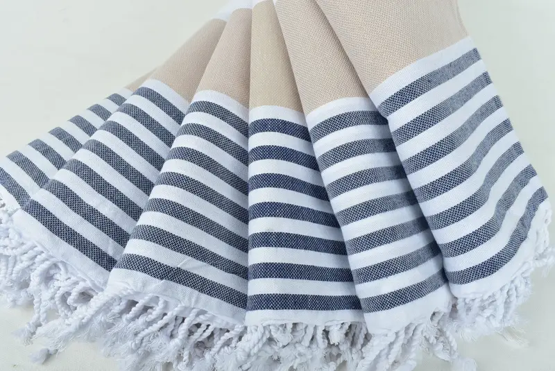 Custom Bath Towel, Quick-dry peshtemal, 70x40 Cotton Striped Towel, Custom Wedding Gifts, Gym Towel, Unique Gift, Personalized Bridesmaid Gift - 4