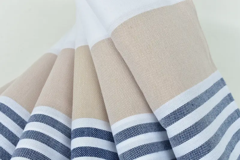 Custom Bath Towel, Quick-dry peshtemal, 70x40 Cotton Striped Towel, Custom Wedding Gifts, Gym Towel, Unique Gift, Personalized Bridesmaid Gift - 5