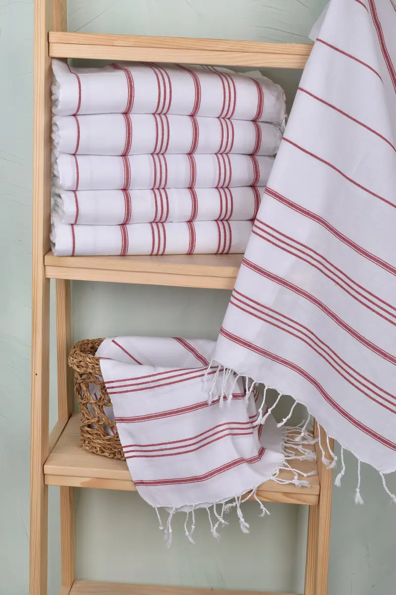 Personalized Hand Towel, Small Bath Towels, 40x24 Cotton Striped Towel, Maid Of Honor Gift, Personalized Dish Towel, Girl Trip Party Favor - 3