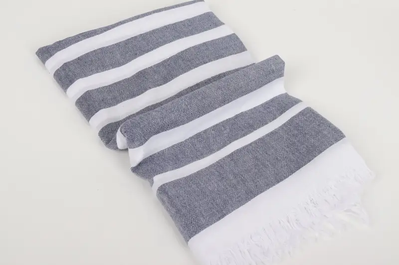 Turkish bath towel, Beach Towel Gift, Personalized Wedding Gift, Guest Towel, 68x40 Cotton Striped Towel, Turkish Towel Personalized, Custom Gifts - 6
