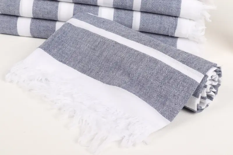 Turkish bath towel, Beach Towel Gift, Personalized Wedding Gift, Guest Towel, 68x40 Cotton Striped Towel, Turkish Towel Personalized, Custom Gifts - 4