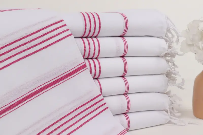 Monogram Turkish Towel, 70x40 Cotton Striped Towel, Scarf Towel, Peshtemal Towel, Customized Towels, Pool Towels, Bachelorette Party Decorations - 1