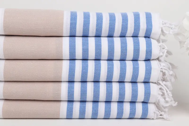 Valentines Day Gift For Her, 70x40 Cotton Striped Towel, Turkish Towel Beach, Bridesmaid Proposal Gift, Monogram Beach Towel, Quick-dry towel - 3
