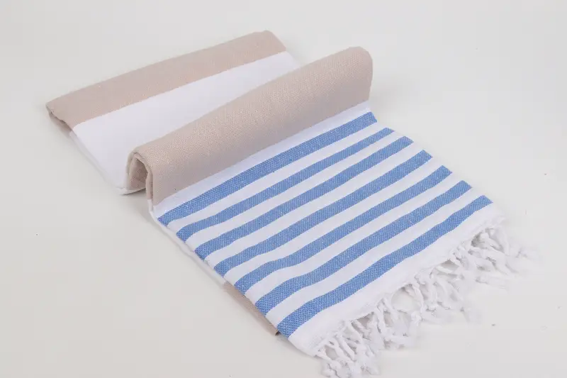 Valentines Day Gift For Her, 70x40 Cotton Striped Towel, Turkish Towel Beach, Bridesmaid Proposal Gift, Monogram Beach Towel, Quick-dry towel - 6