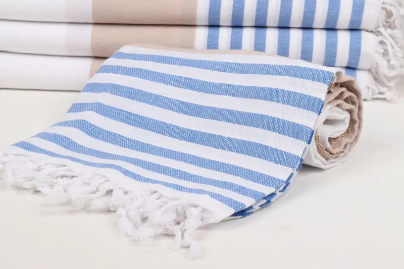 Valentines Day Gift For Her, 70x40 Cotton Striped Towel, Turkish Towel Beach, Bridesmaid Proposal Gift, Monogram Beach Towel, Quick-dry towel - 4