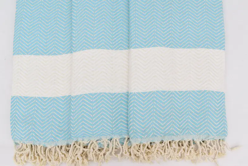 Embroidered Turkish Towel, Bachelorette Party Decorations, Gym Towel, Valentines Gift, Gifts For Him, 70x40 Cotton Zig zag Towel, Personalized Gift - 7