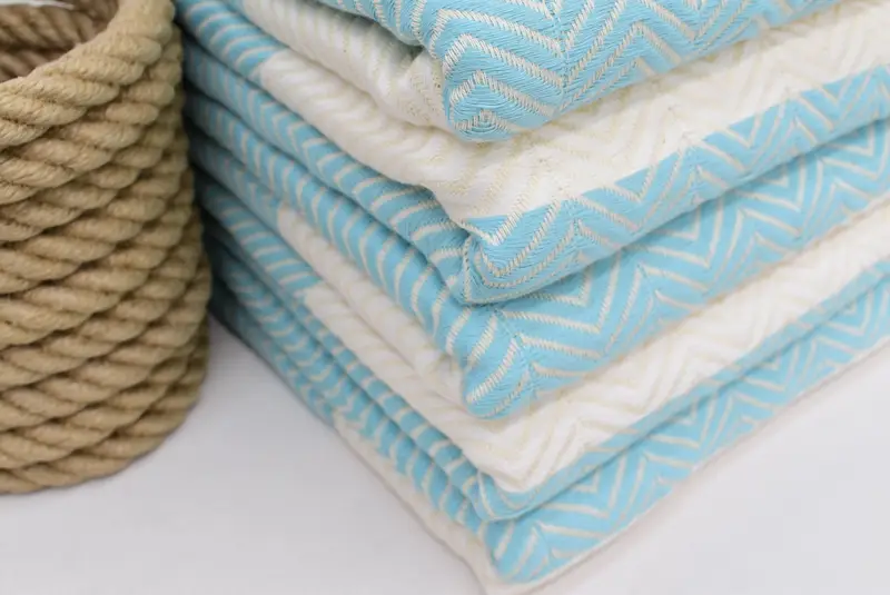 Embroidered Turkish Towel, Bachelorette Party Decorations, Gym Towel, Valentines Gift, Gifts For Him, 70x40 Cotton Zig zag Towel, Personalized Gift - 5