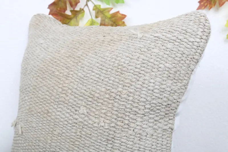 Home Decor Pillow, 18x18 White Cushion Case, Pillow Case, Turkish Kilim Pillow, Vintage Kilim Pillow Cushion Cover, Turkish Pillow - 5