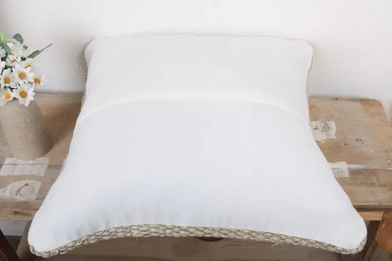 Home Decor Pillow, 18x18 White Cushion Case, Pillow Case, Turkish Kilim Pillow, Vintage Kilim Pillow Cushion Cover, Turkish Pillow - 7