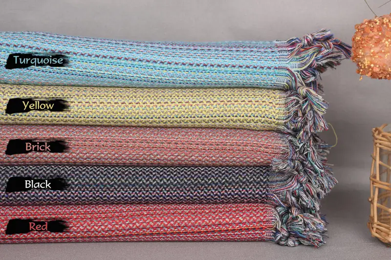 Beach Towel Custom Organic Cotton Beige, 36x71 Inches