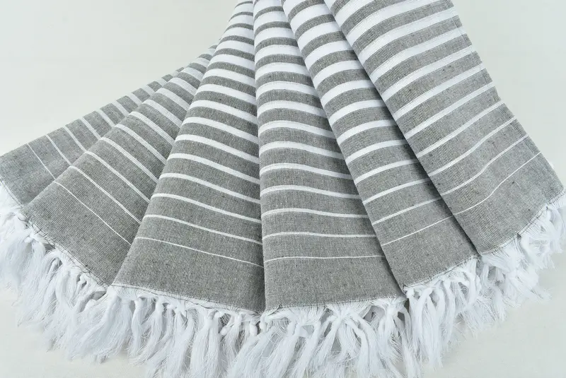 Peshtemal Towel, 70x40 Cotton Striped Towel, Bachelor Gifts, Bachelor Party Favors, Beach Size Towel, Welcome Wedding Gift, Bachelorette Party Gifts - 4