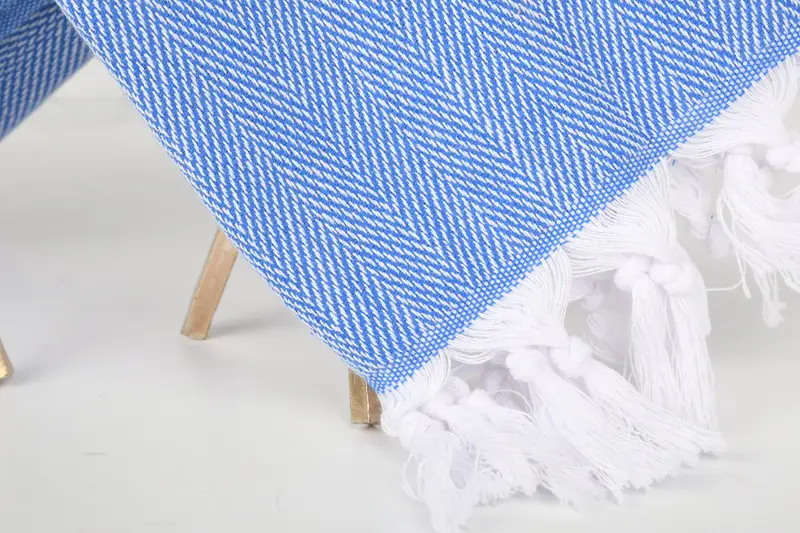 36x18 Cotton Herringbone Towel, Monogrammed Hand Towel, Decorative Towel, Summer Towel, Bridal Shower Favor, Monogram Hand Towel, Custom Hand Towel - 7