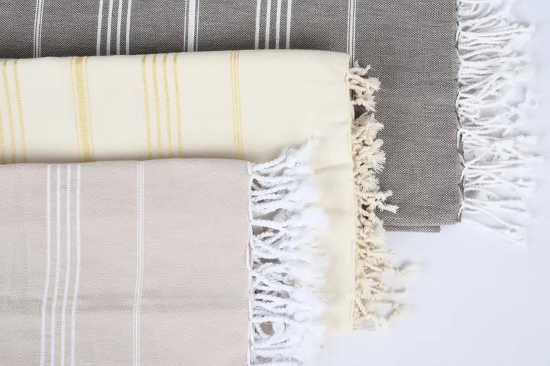 96x80 Cotton Striped Towel, Bachelorette Gifts, Summer Gift, Christmas Tablecloth, Boho Throw Blankets, Monogram Beach Blanket, Decorative Blanket - 5