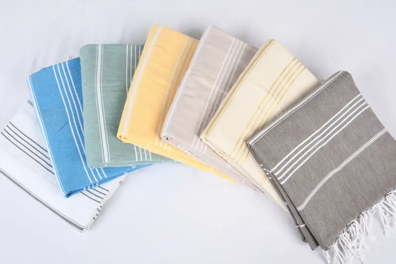 96x80 Cotton Striped Towel, Bachelorette Gifts, Summer Gift, Christmas Tablecloth, Boho Throw Blankets, Monogram Beach Blanket, Decorative Blanket - 4